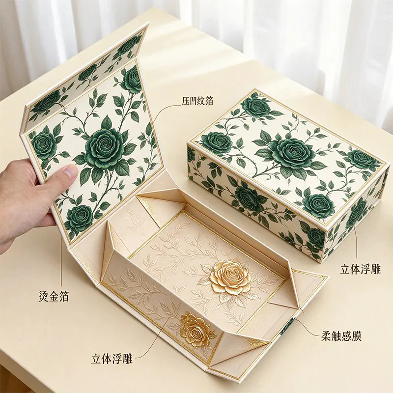 一件式折叠礼品盒
